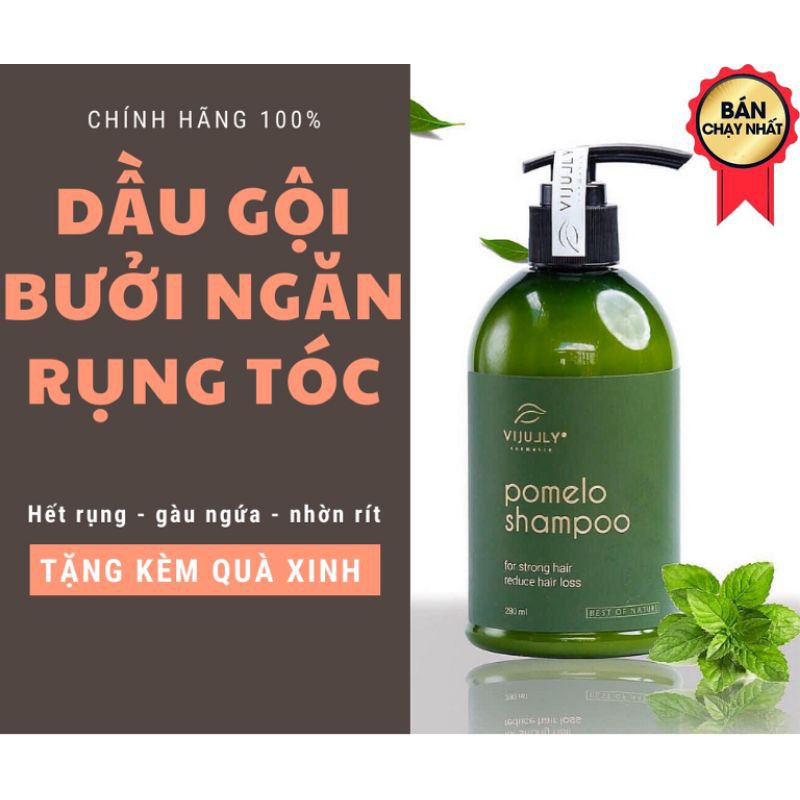 Dầu gội bưởi Vijully Shampoo Pomelo 280ml cao cấp 2021