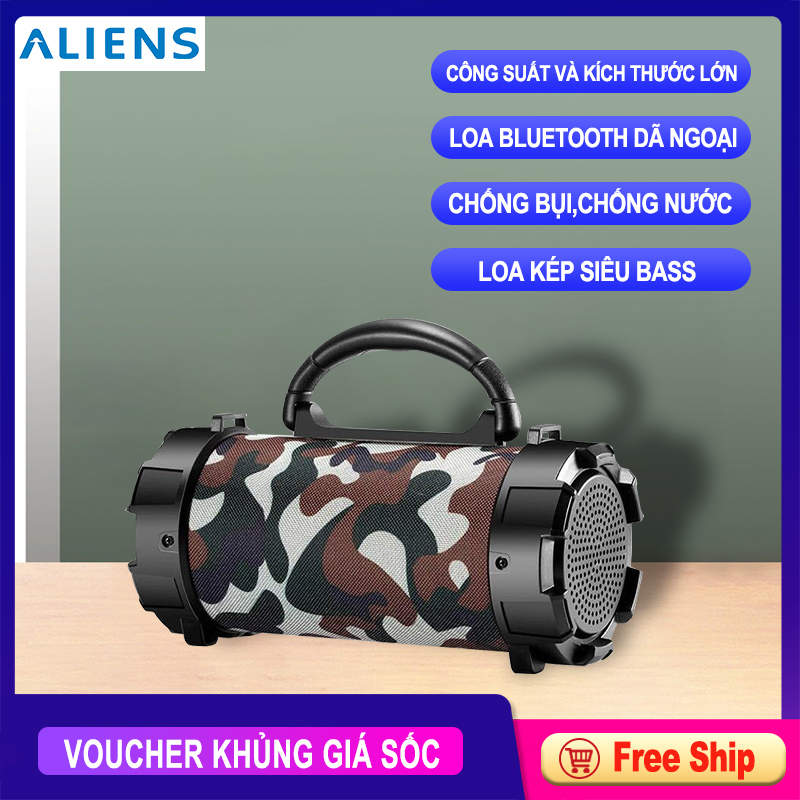 Loa bluetooth F18, loa xách tay mini dã ngoại, âm thanh lớn, đèn pin LED, thời gian chờ siêu lâu