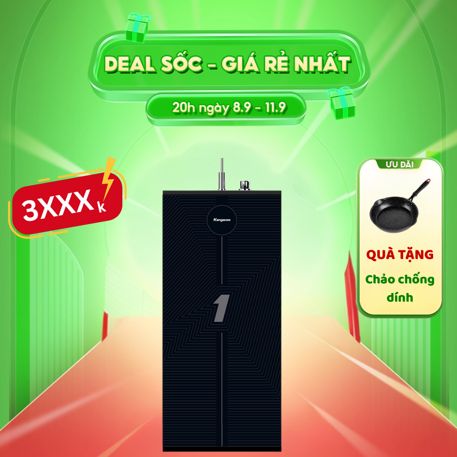 [MIỄN PHÍ LẮP ĐẶT] Máy lọc nước Kangaroo Hydrogen 11 lõi KG111 mẫu mới 2025