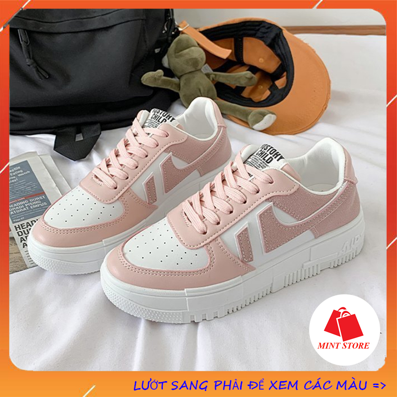Giày thể thao nữ sneaker 2021, giày nữ thời trang hot trend g 130