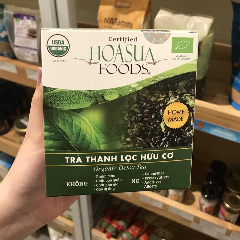 Trà thanh lọc hữu cơ HoaSuaFoods 200g