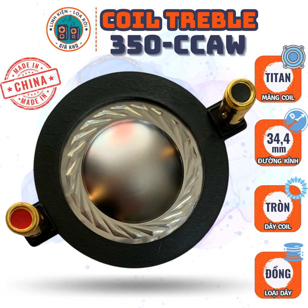 Coil Loa Treble 350 CCAW - Titanium - Made in China