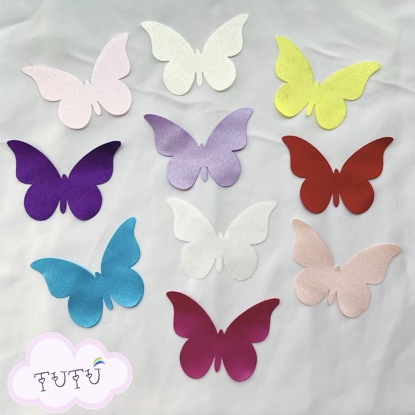 Cánh bướm satin trang trí, kích thước 7cm x 5cm
