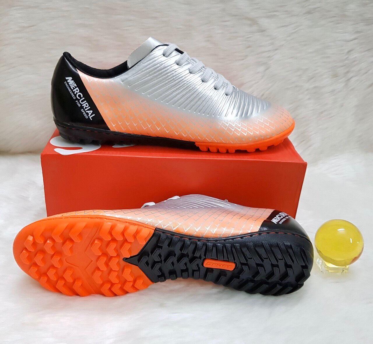 Giày đá bóng giày đá banh sân cỏ nhân tạo NT200 đế cao su khâu full đế