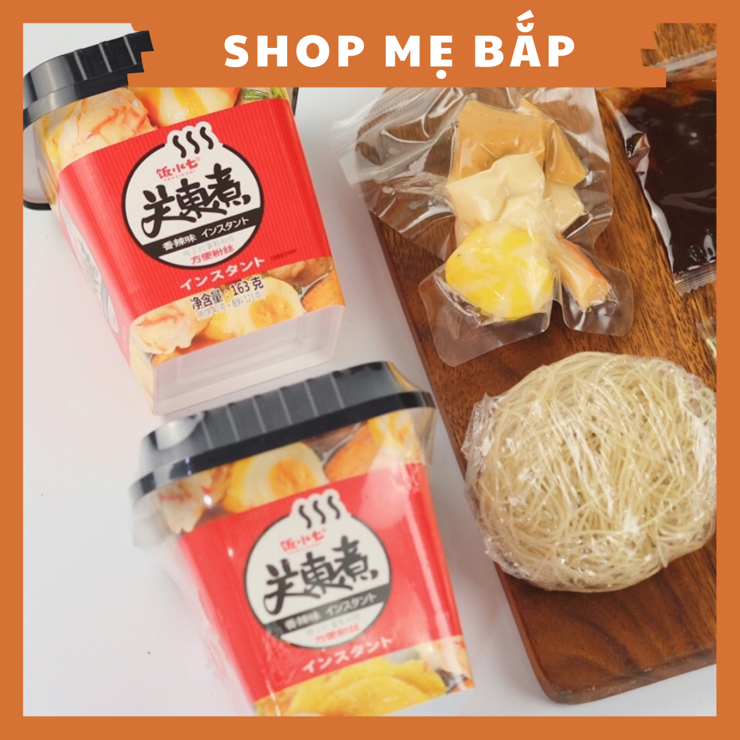 Lẩu Cốc Viên HongKong - Hộp 230Gram - gồm viên phômai, thanh cua, viên tôm và miến