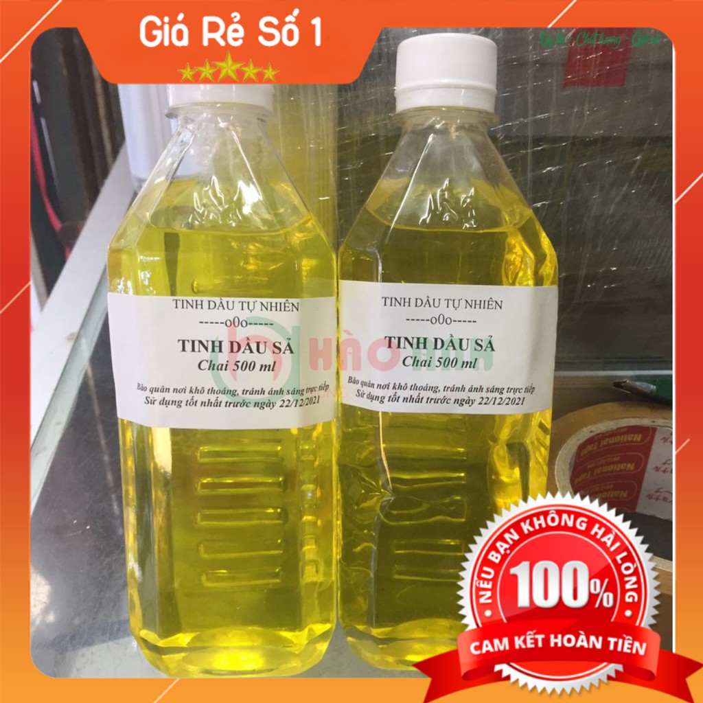 Tinh dầu xả 500ml sát trùng đuổi muỗi côn trùng