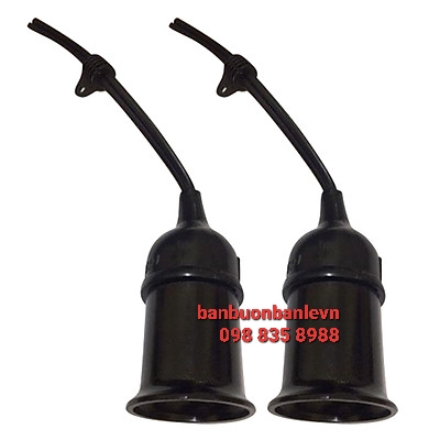 Bộ 2 đui đèn chống nước E27 lắp ngoài trời