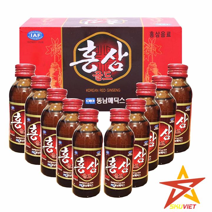 Combo 10 Chai Nước Hồng Sâm Hàn Quốc 100ml
