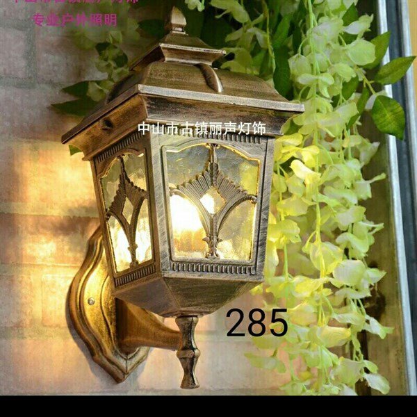 Đèn chùa đồng gắn tường trụ cổng trang trí ngoại thất sân vườn, cổng ra vào cổ điển sang trọng mã 285 - Đèn Phương Anh