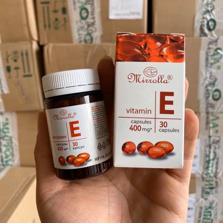 [HCM]Vitamin E Đỏ của Nga 400mg Sáng Da Mờ Thâm Nám