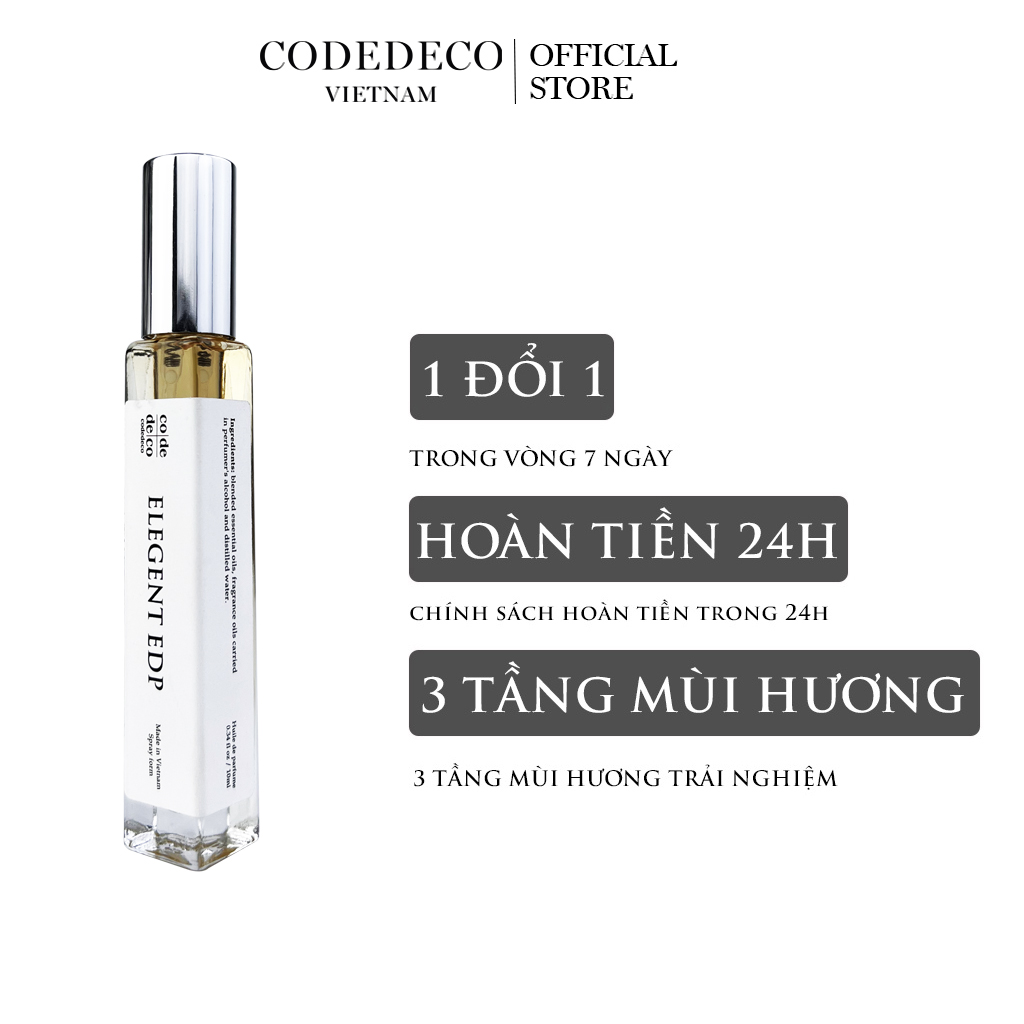 Tinh dầu nước hoa Elegent 10ml cá tính, thanh lịch, lôi cuốn