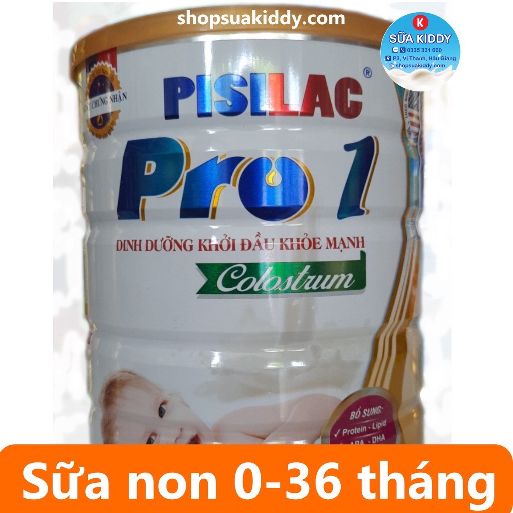 Sữa non Pisilac Pro 1 Colostrum 900g dành cho bé 0-6 tháng (kiddy1234)