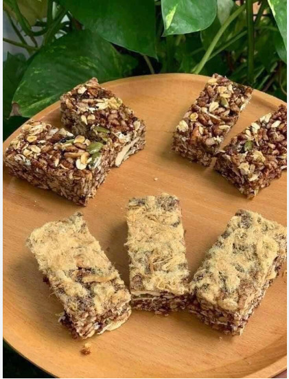 THANH GẠO LỨC HEO HEALTHY MIX HẠT TRÀ BÔNG (1KG )