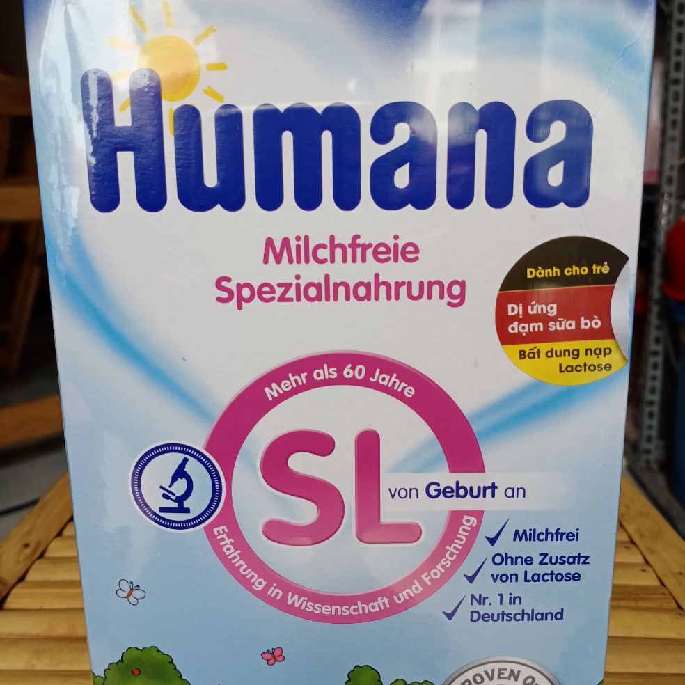 Sữa Humana SL dị ứng đạm sữa bò dành cho bé 0-3 tuổi 500gr