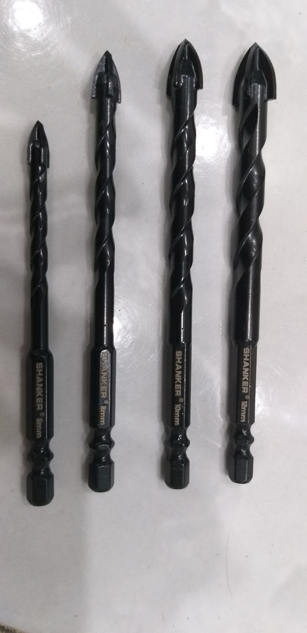 Bộ Mũi khoan đa năng Shanker Cao Cấp( Gồm mũi 6,8,10,12)