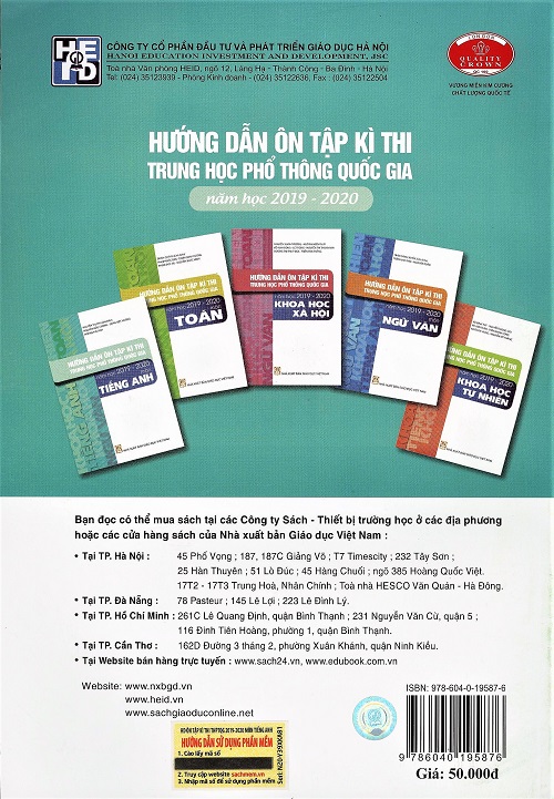 Hướng Dẫn Ôn Tập Kì Thi THPT Quốc Gia Năm Học 2019 - 2020 Môn Tiếng Anh