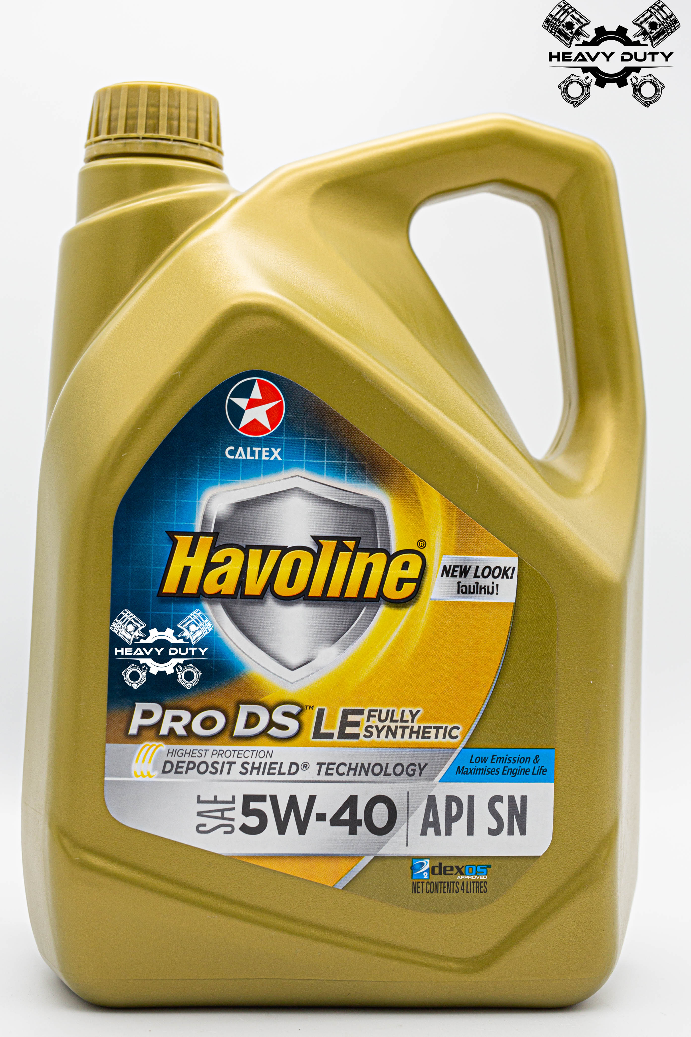 [HCM]Nhớt Oto Cao Cấp Havoline® ProDS LE Fully Synthetic 5W-40 [4L]