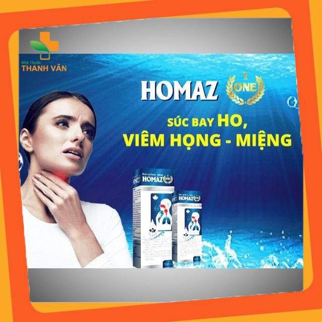 Nước súc họng-miêng homaz-one chai 150ml