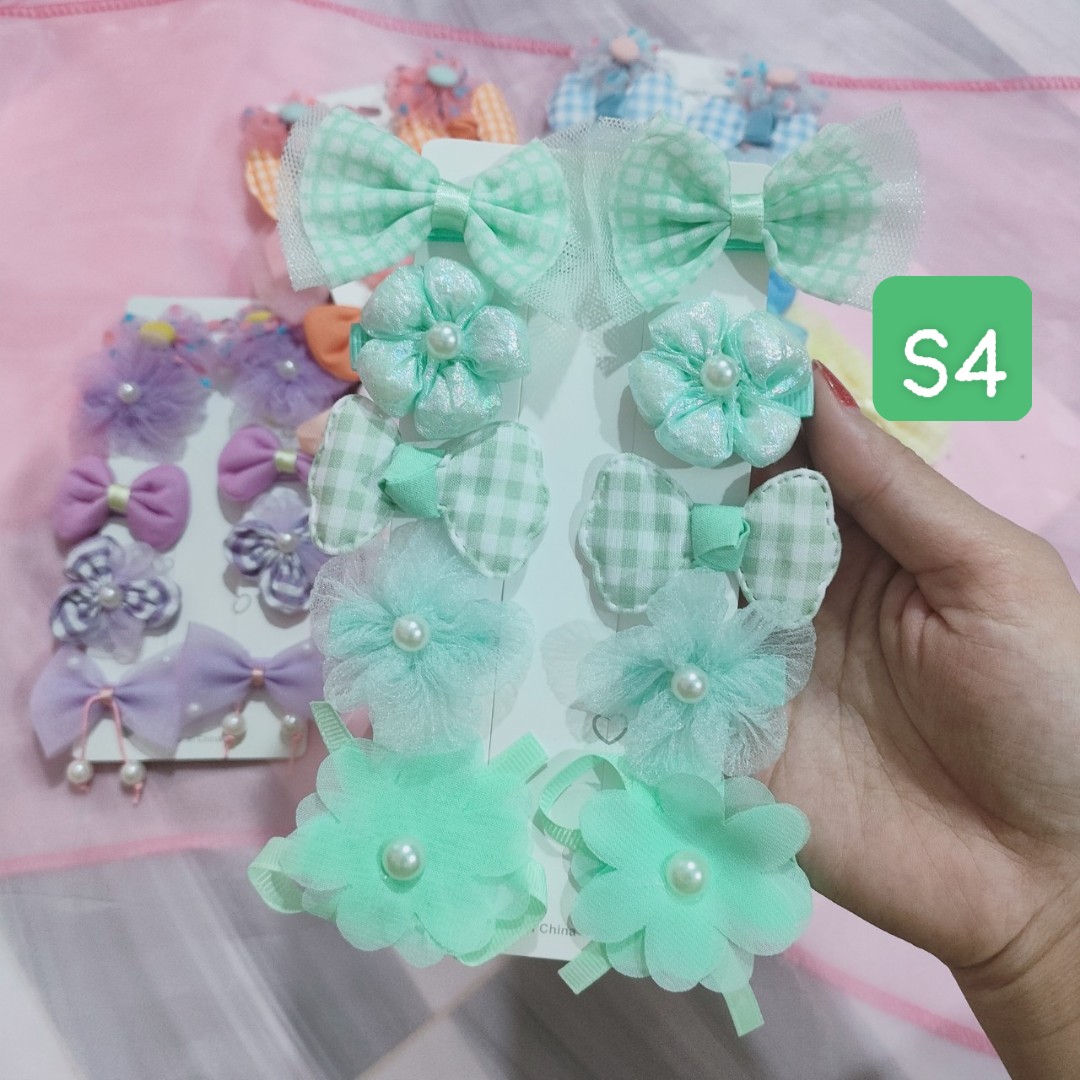 Sét 10 kẹp tóc/ 1 Cài tóc phong cách hàn quốc xinh xắn cho bé gái