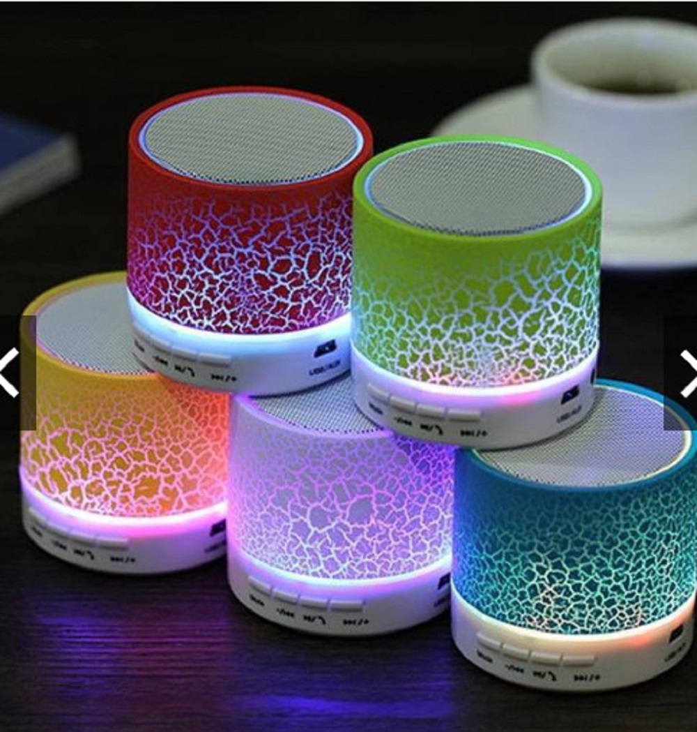 Loa Bluetooth Mini, Đèn LED Đổi Màu