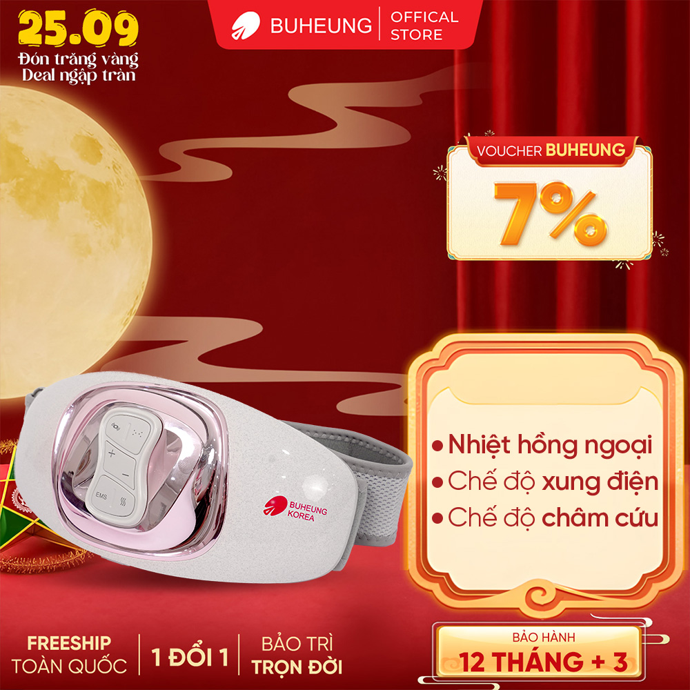 Đai massage bụng Buheung MK-340, bảo hành 12 tháng