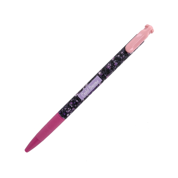 Bút bi bấm m&g 0.7mm abp82775 - mực xanh - màu hồng