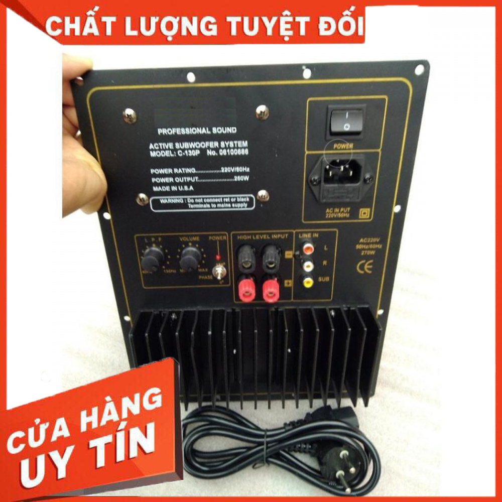 Mạch SUB điện - mạch siêu trầm chuyên karake gia đình 2 sò nguồn đồng