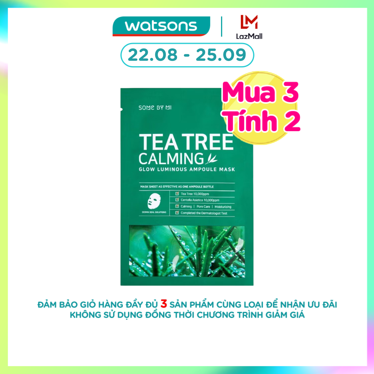 Mặt nạ some by mi tea tree calming sheet mask 25g