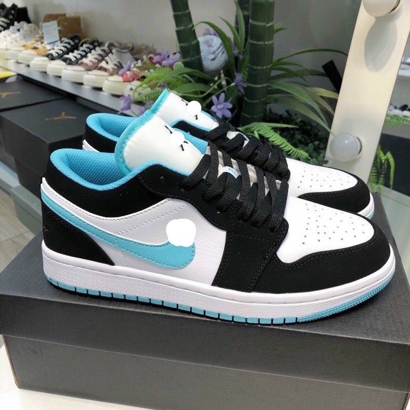 Giày sneaker jd 𝟭 𝗽𝗮𝗻𝗱𝗮 xanh ngọc cổ thấp jd1 nam nữ..-humy 🌟full size box🌟
