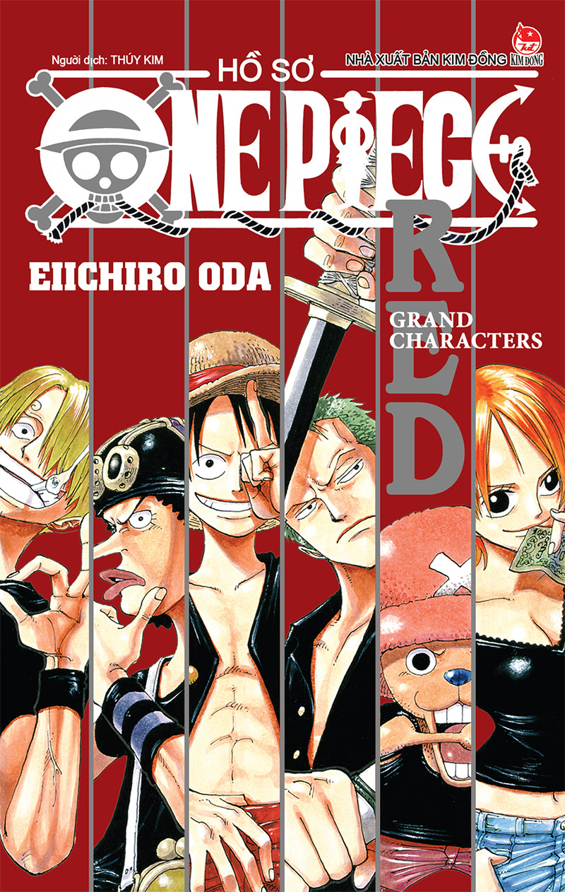 Kim đồng - hồ sơ one piece - red grand characters