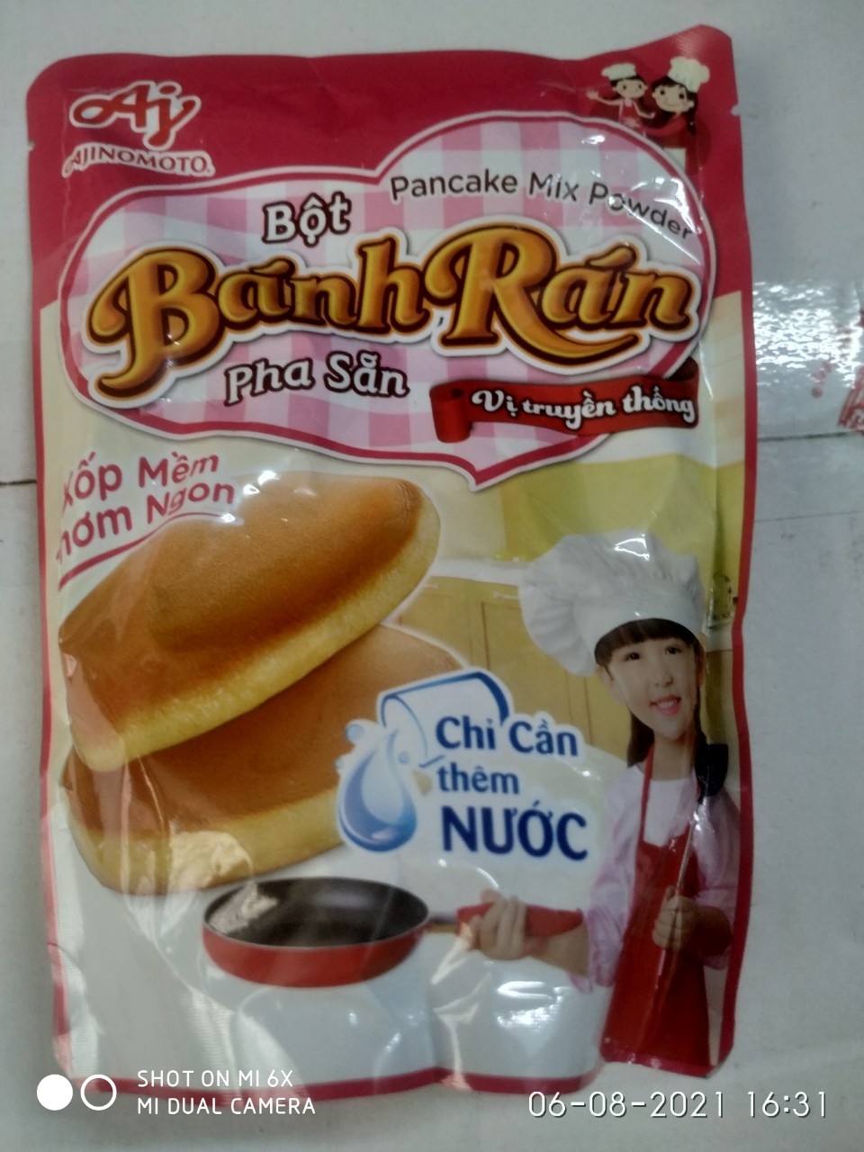 Bột bánh rán vị truyền thống (ạjinomoto) 200g -159