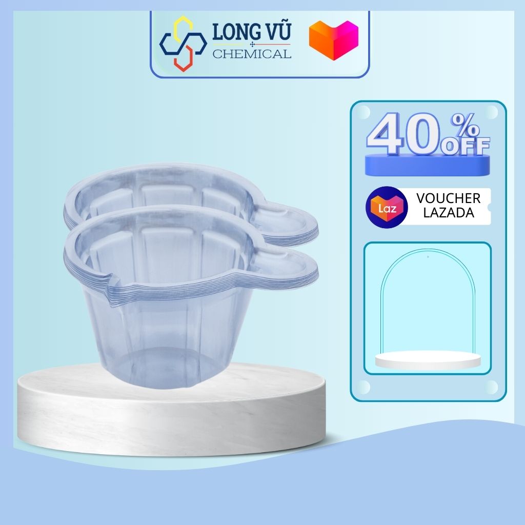 Cốc nhựa dùng một lần để đong dung dịch - set 20 cái