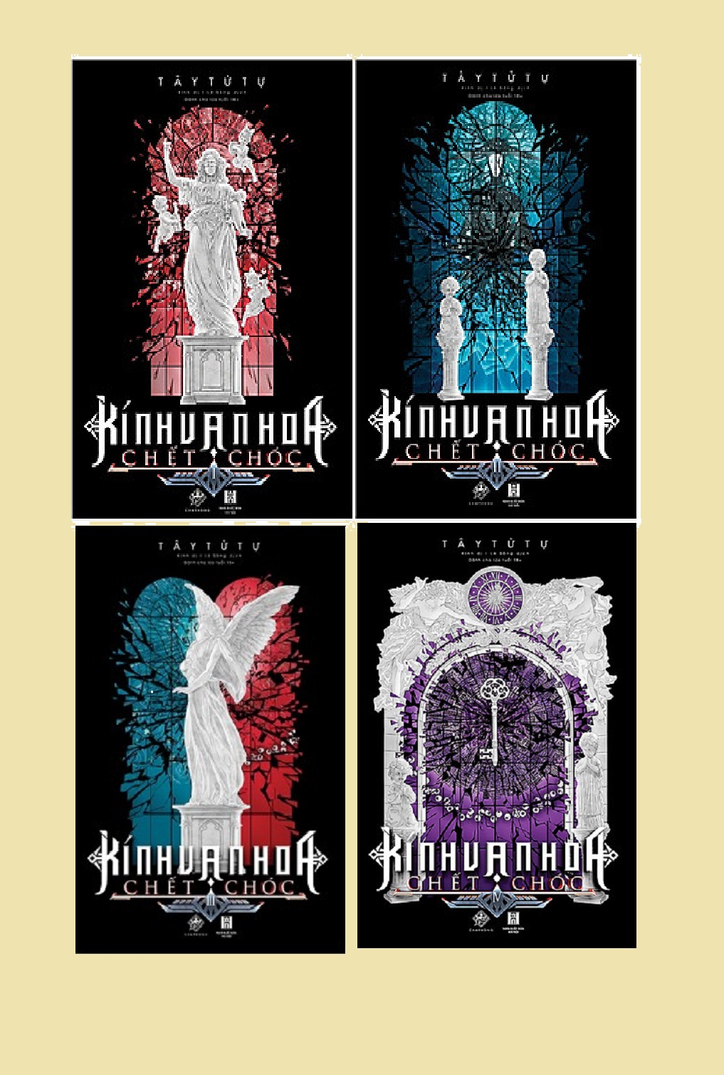 nguyetlinhbook Sách - Combo Kính Vạn Hoa Chết Chóc Tập 1,2,3,4 (Sách xịn).