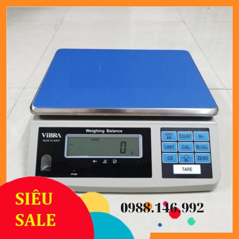 CÂN ĐIỆN TỬ THÔNG DỤNG VIBRA HAW 3/6/15/30KG (BẢO HÀNH 18 THÁNG)