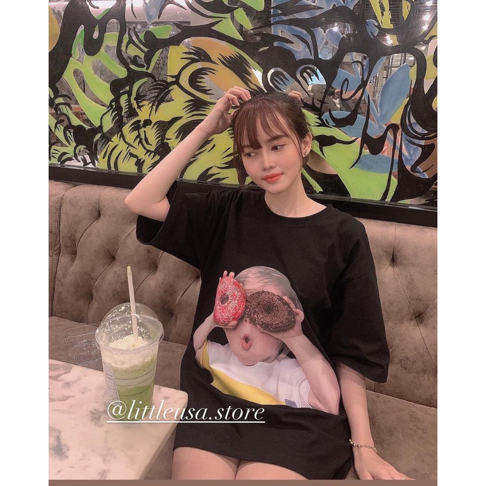 Áo thun adlv donut boy - acme de lavie - unisex nam nữ authenitc - shipped korea