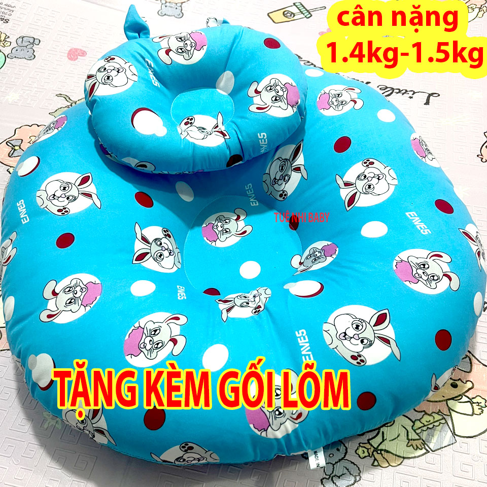 Đệm nằm,Gối chống trào ngược Cao Cấp cho bé