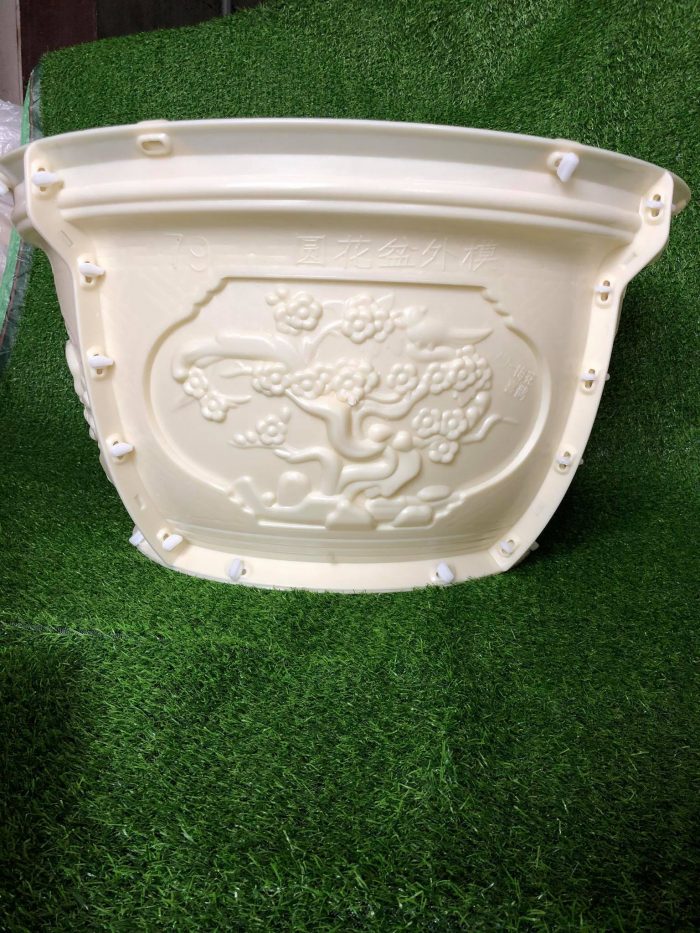 Khuôn chậu tròn 80cm, đầy đủ lòng trong, đa dạng hoa văn, thi công dễ dàng