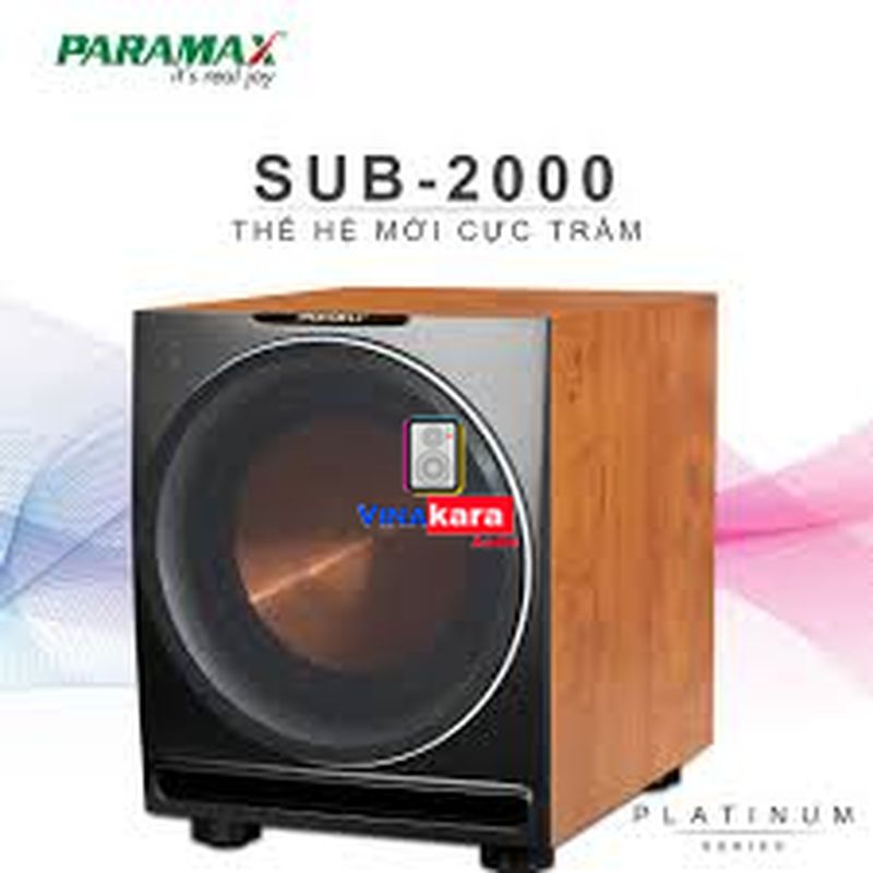 Loa Paramax SUB-2000 New ̣̣ âm thanh siêu trầm tăng bass nghe và hát karaoke hay