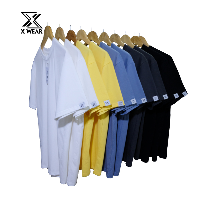 Áo thun unisex tee basic x-wear 10 màu cơ bản