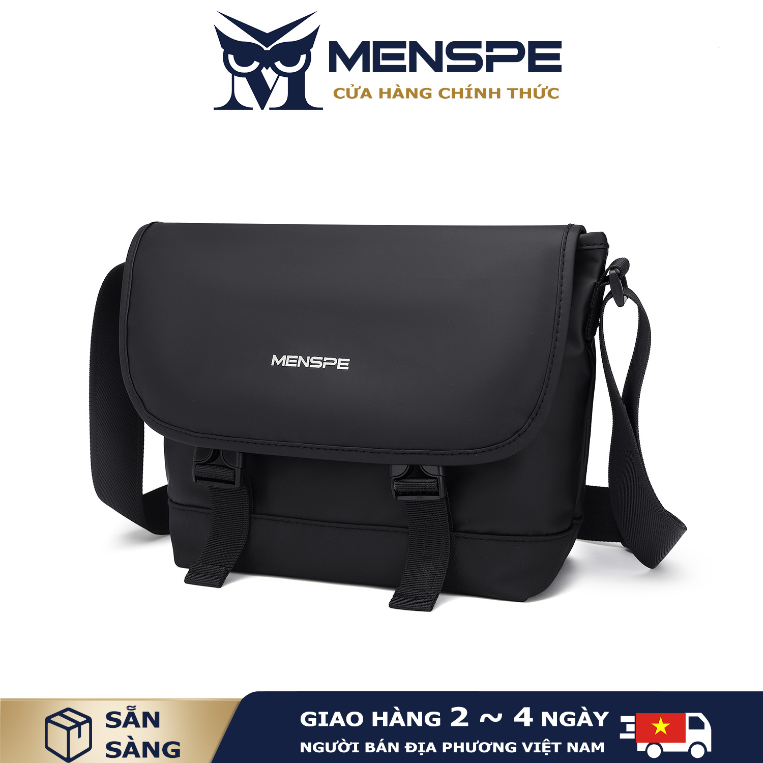 Menpse túi đeo vai thời trang nam túi đeo chéo túi messenger túi đeo ngực túi đeo chéo chống nước túi đeo chéo công suất lớn túi đeo chéo thể thao giản dị đơn giản túi đường phố sinh viên thiếu niên