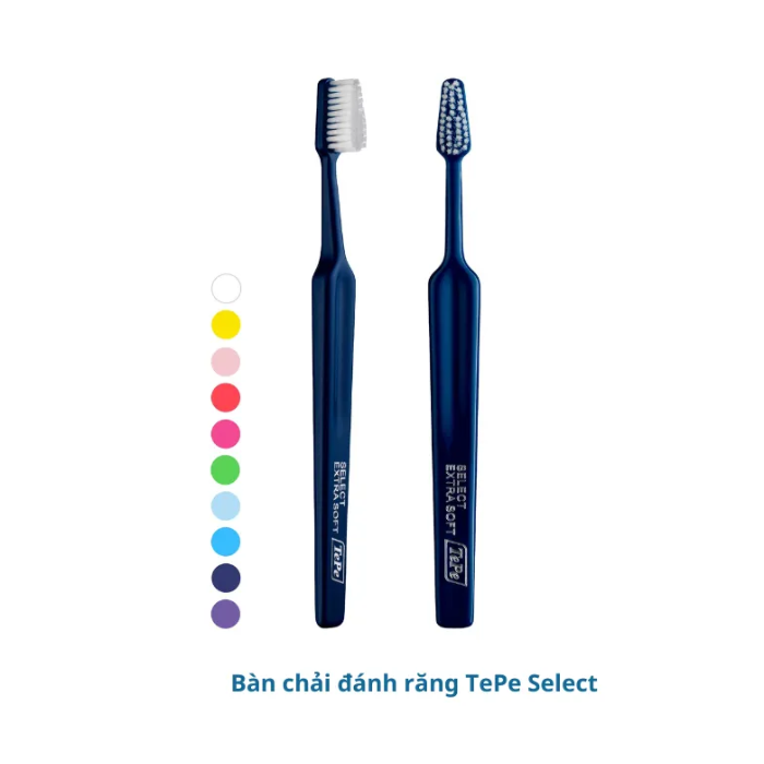 Bàn chải đánh răng lông mềm tepe select – bảo vệ răng nướu, làm sạch sâu - nhập khẩu thuỵ điển