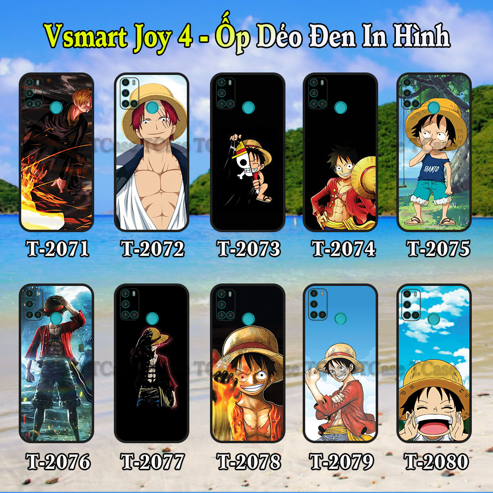 Ốp lưng Vsmart Joy 4 dẻo đen in hình Đảo hải tặc