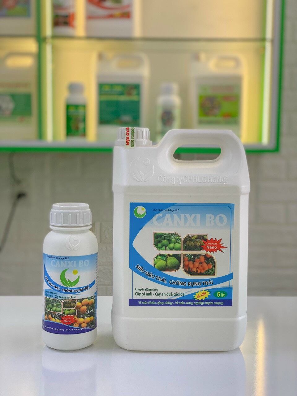 Chế phẩm sinh học canxi bo hlc can 5l