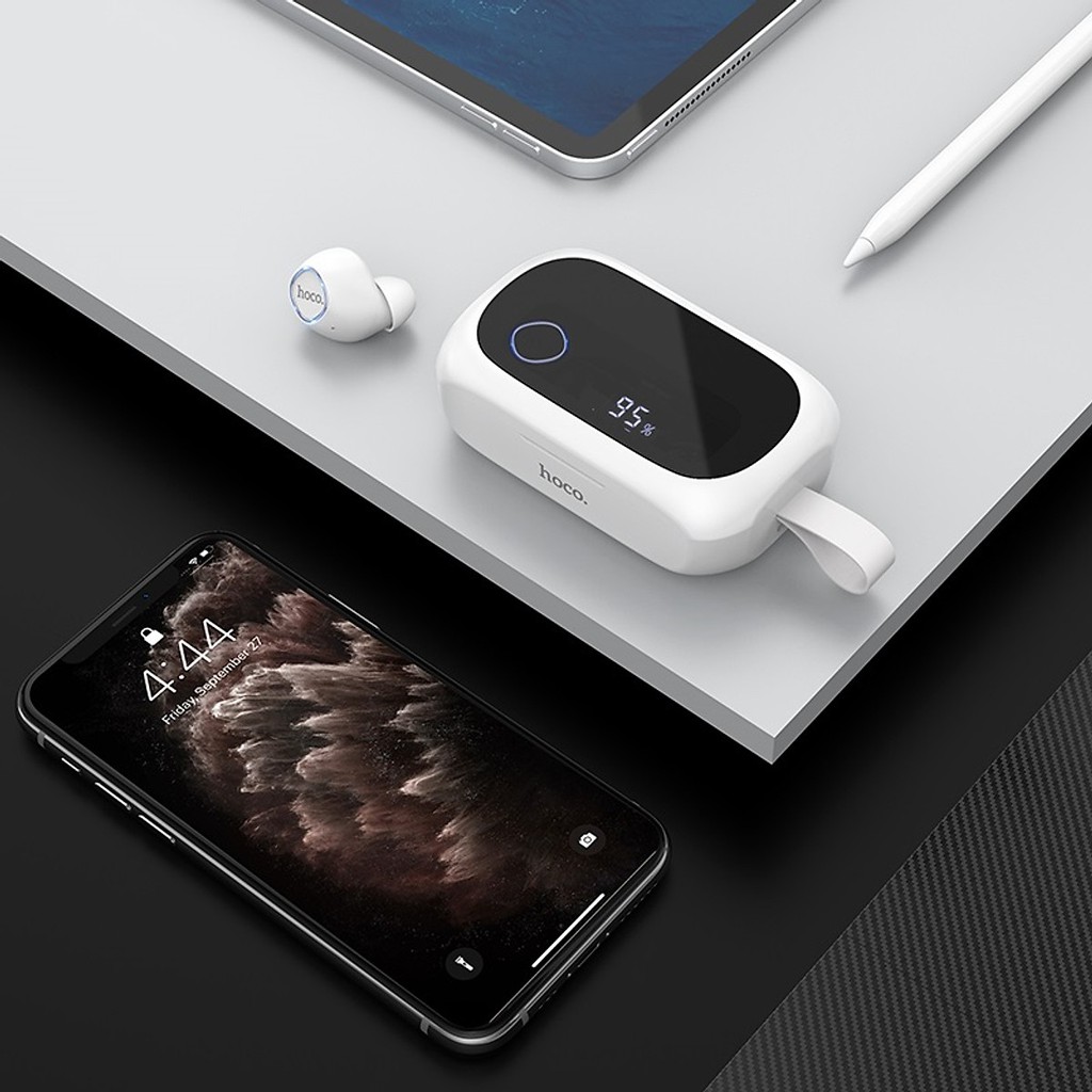 Tai nghe bluetooth Hoco ES37 pin 7h kiêm sạc dự phòng, âm thanh siêu chất bass siêu ấm Hàng chính hãng Hoco