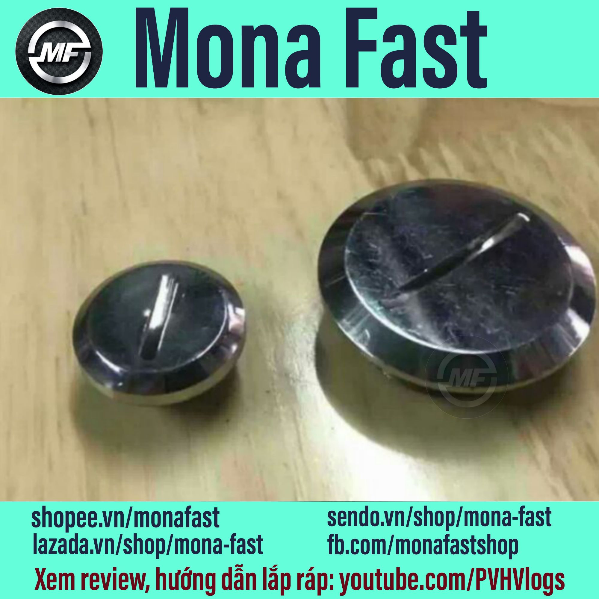 Cặp ốc inox lốc đề xe Dream