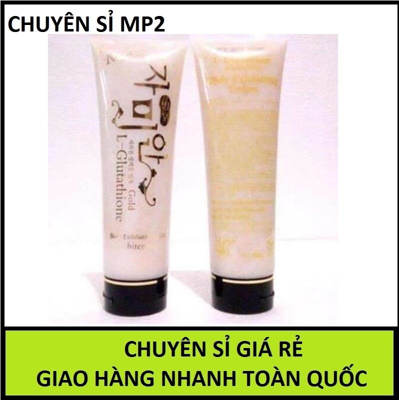 [ CHUYÊN SỈ ]Combo 5 Tẩy Tế Bào Chết Hạt Cát L-Glutathione whitening body exfoliating cream7