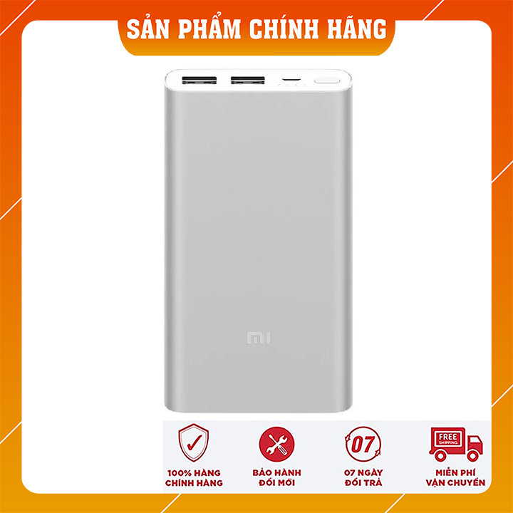 Sạc dự phòng Mi gen 2S 10000 mAh - Bảo hành 1 năm