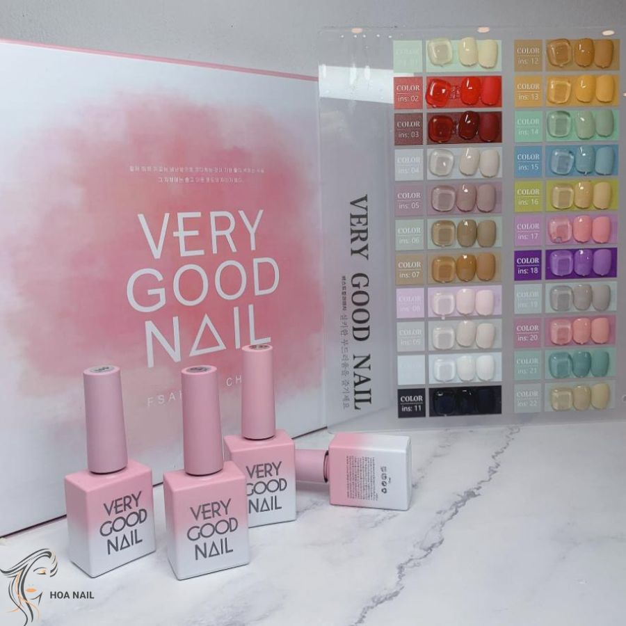 Sơn gel Very good nail base , top ,trắng ,đen chai 15ml