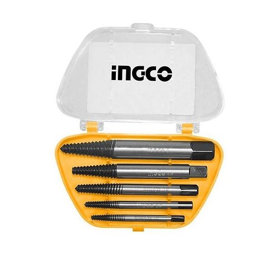 Bộ mũi ta rô lấy ốc gãy 5 chi tiết ingco ase001 3-18mm