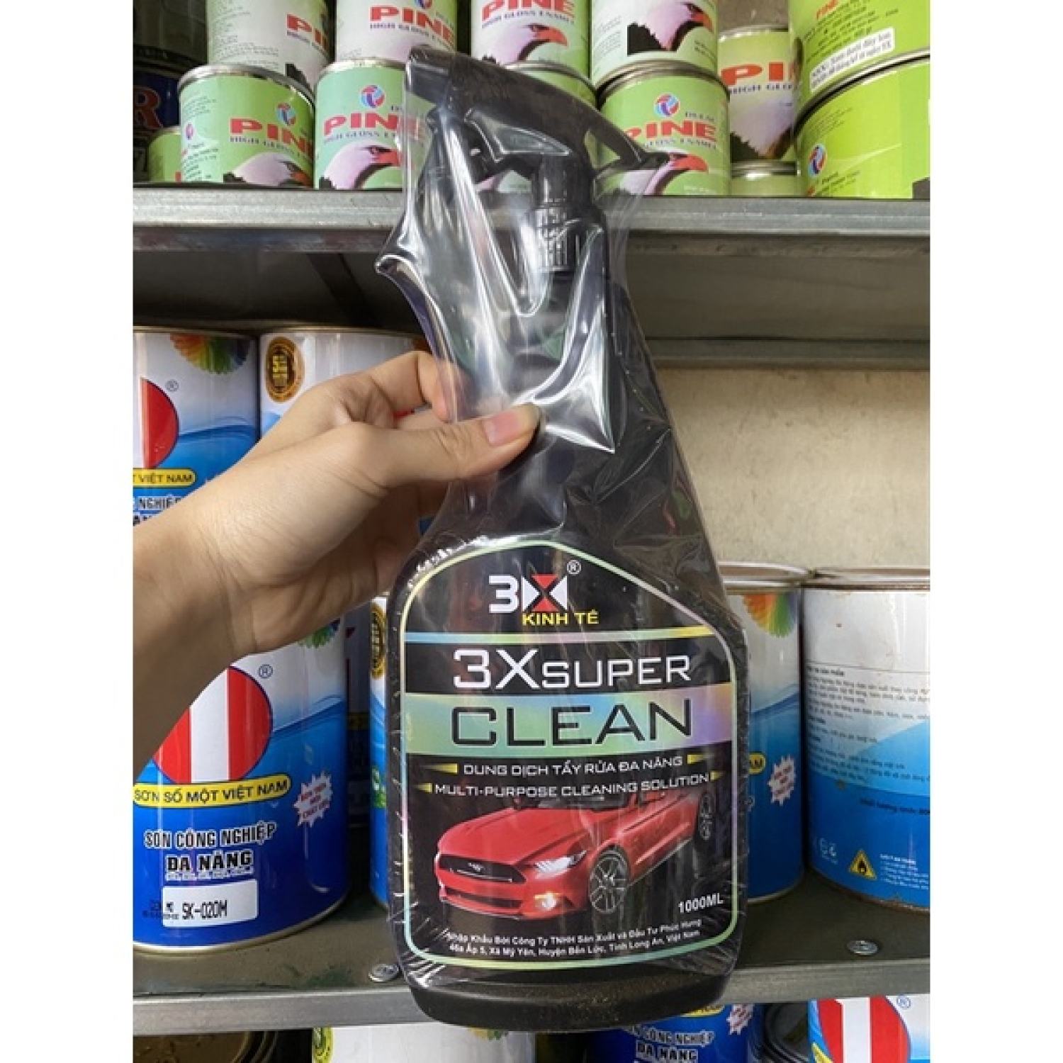 Dung dịch tẩy đa năng 3x clean